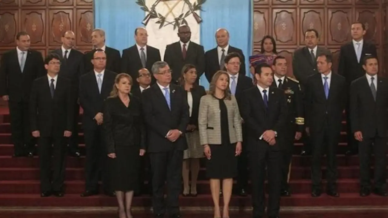 Gabinete del Gobierno de Jimmy Morales. / prensalibre.com