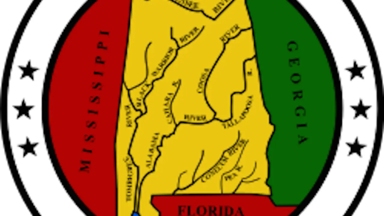 Escudo de Alabama. / es.wikipedia.org