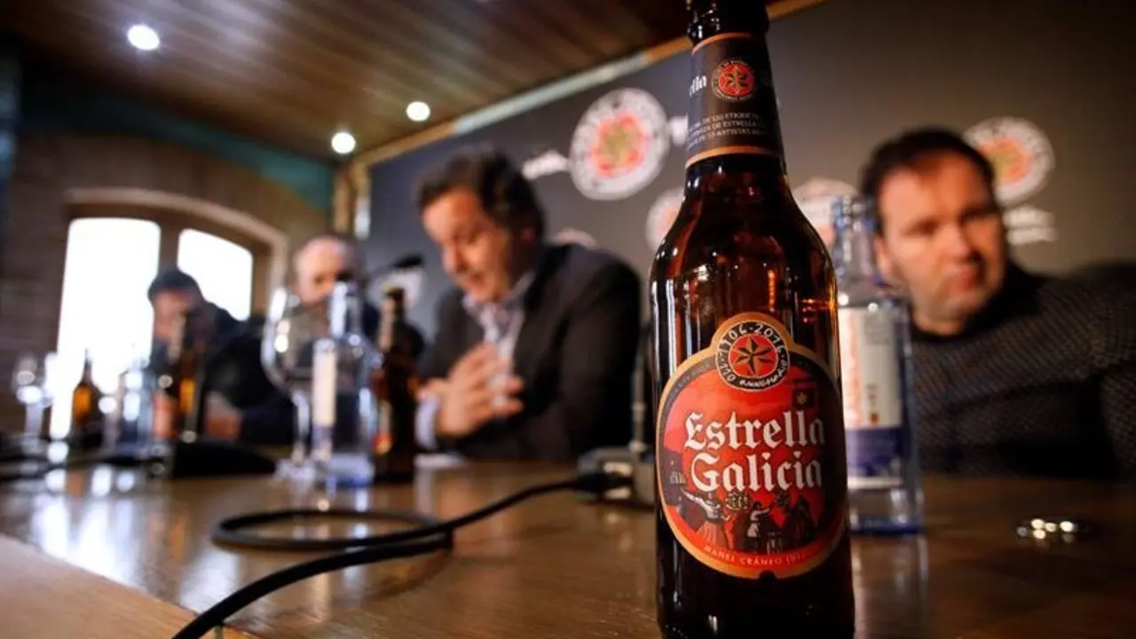Ignacio Rivera, en la presentaci&oacute;n de la nueva cerveza de Estrella Galicia.