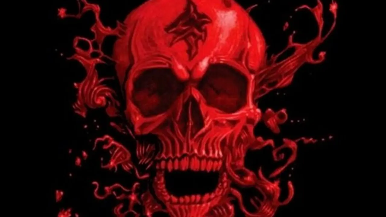 La calavera roja de Isa Jiménez.
