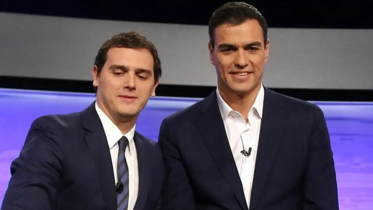 Albert Rivera y Pedro S&aacute;nchez. / El Peri&oacute;dico de Catalunya