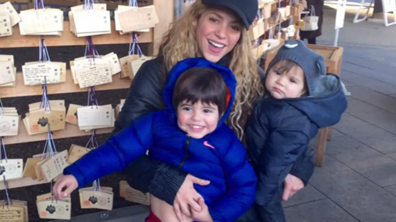 Shakira y sus hijos