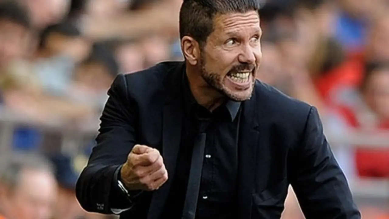 El Cholo Simeone dando instrucciones
