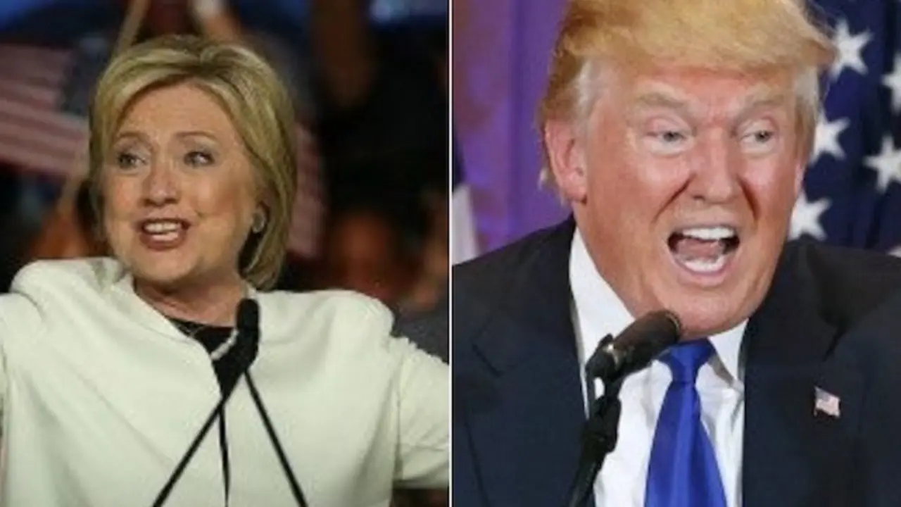 HIllary Clinton vs Donald Trump.
