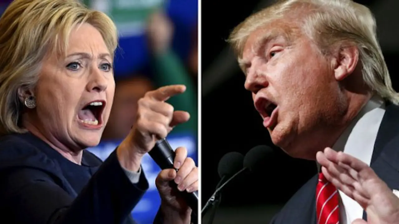 Hillary Clinton vs Donald Trump.