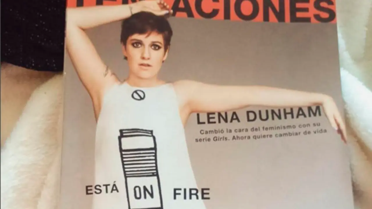 Lena Dunham en la portada de Tentaciones