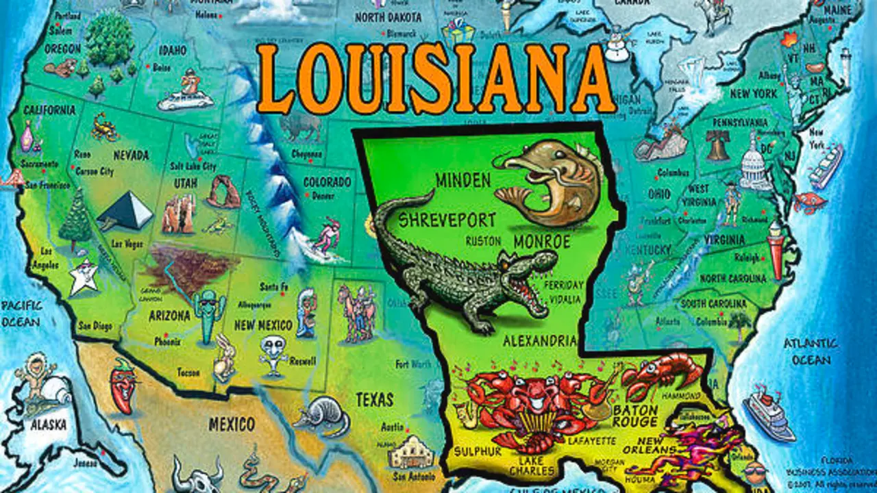 louisiana-usa-cartoon-map-kevin-middleton