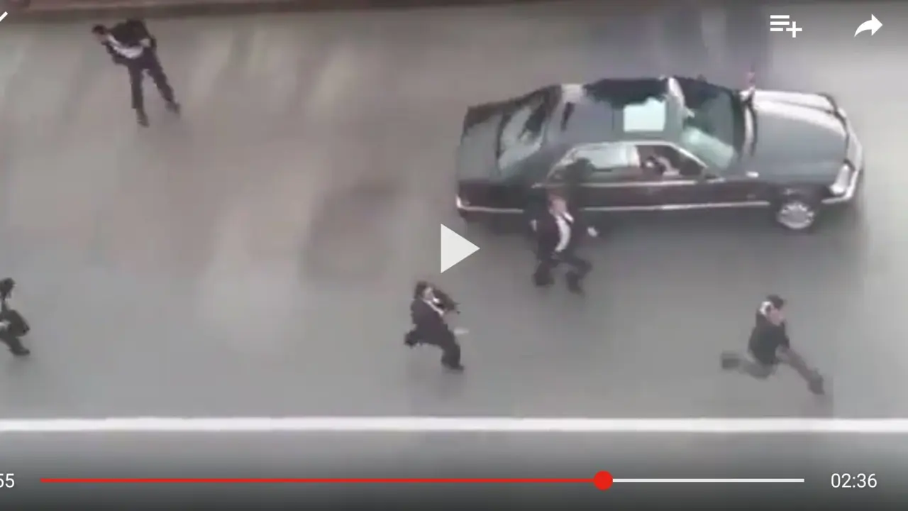 El momento de obstaculizar el convoy.