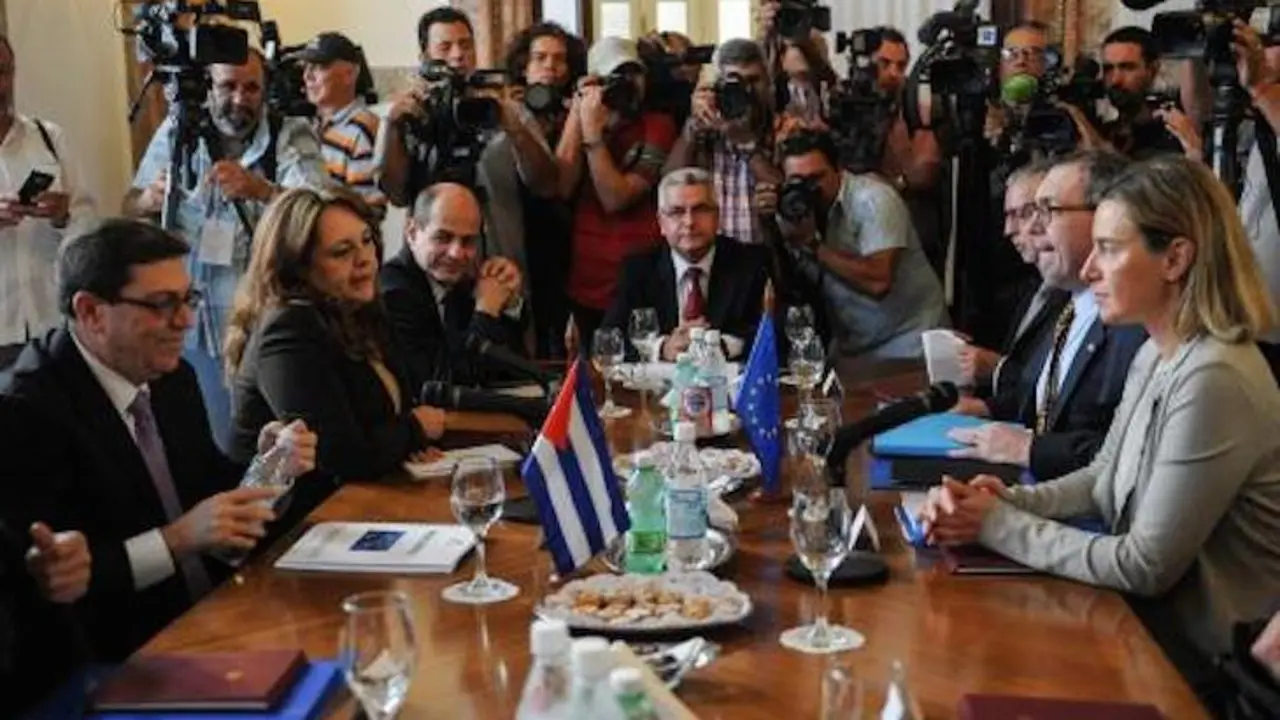 Negociaciones entre Cuba y la Uni&oacute;n Europea. / eluniverso.com