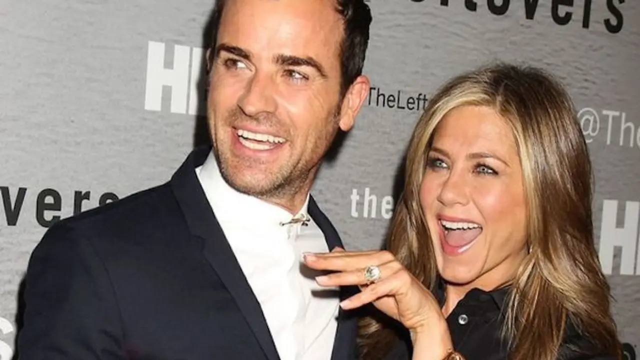 Justin Theroux y Jennifer Aniston. : tiempo.hn