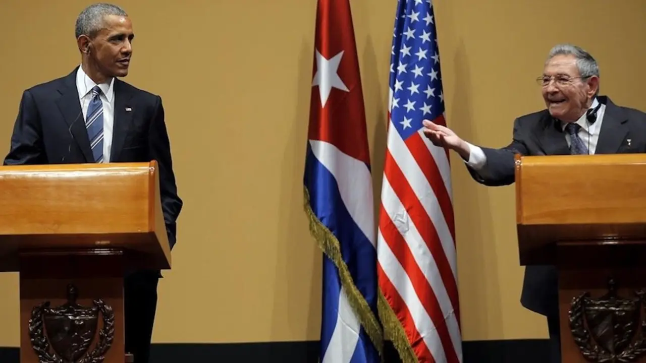 Barack Obama y Raúl Castro en rueda de prensa tras su reunión en La Habana. / EP