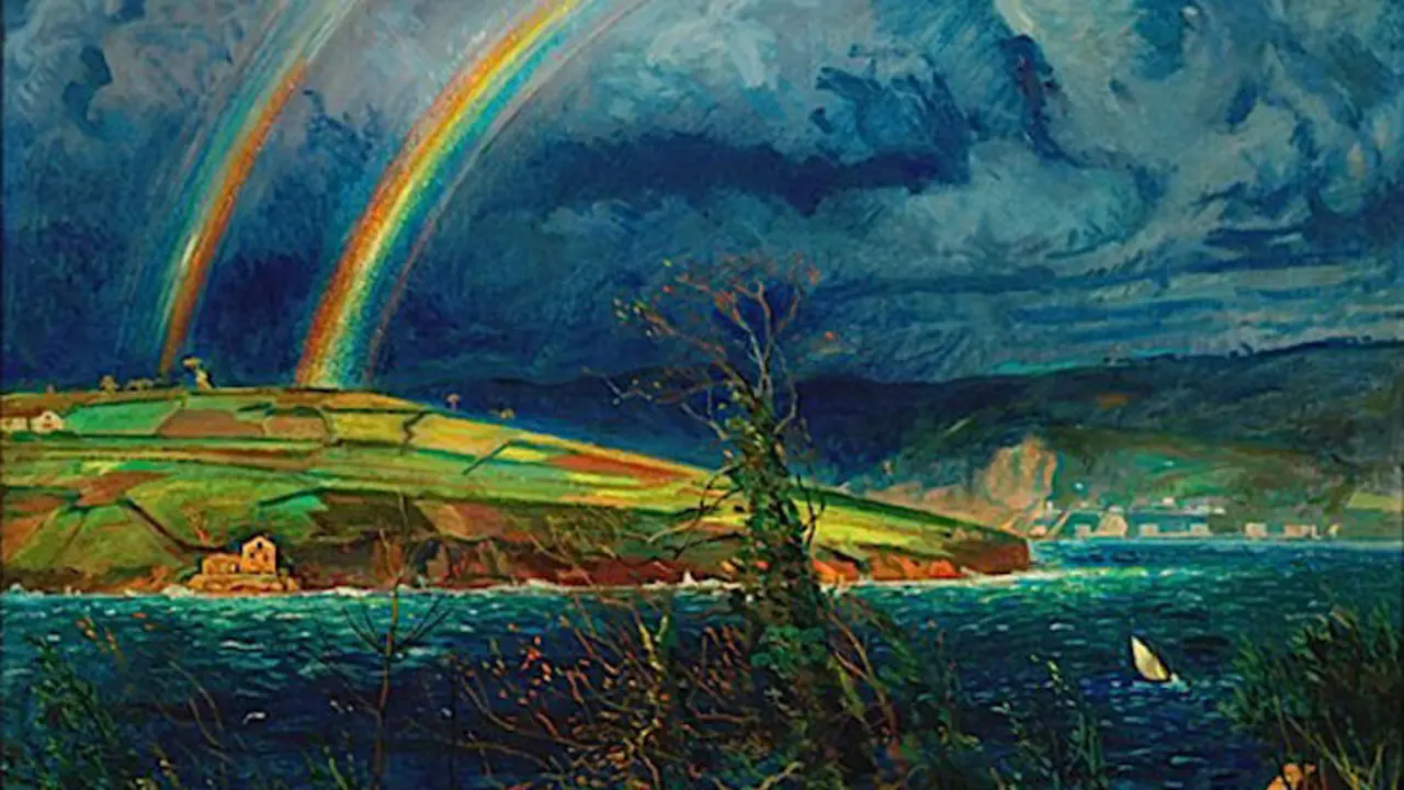 Tormenta sobre el promontorio,1951. Bello Piñeiro. / museobelasartescoruna.xunta.es