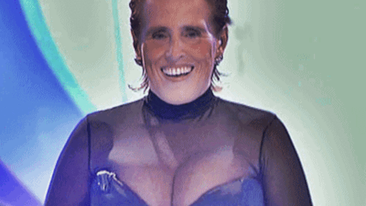 Mercedes Milá presentando Gran Hermano.