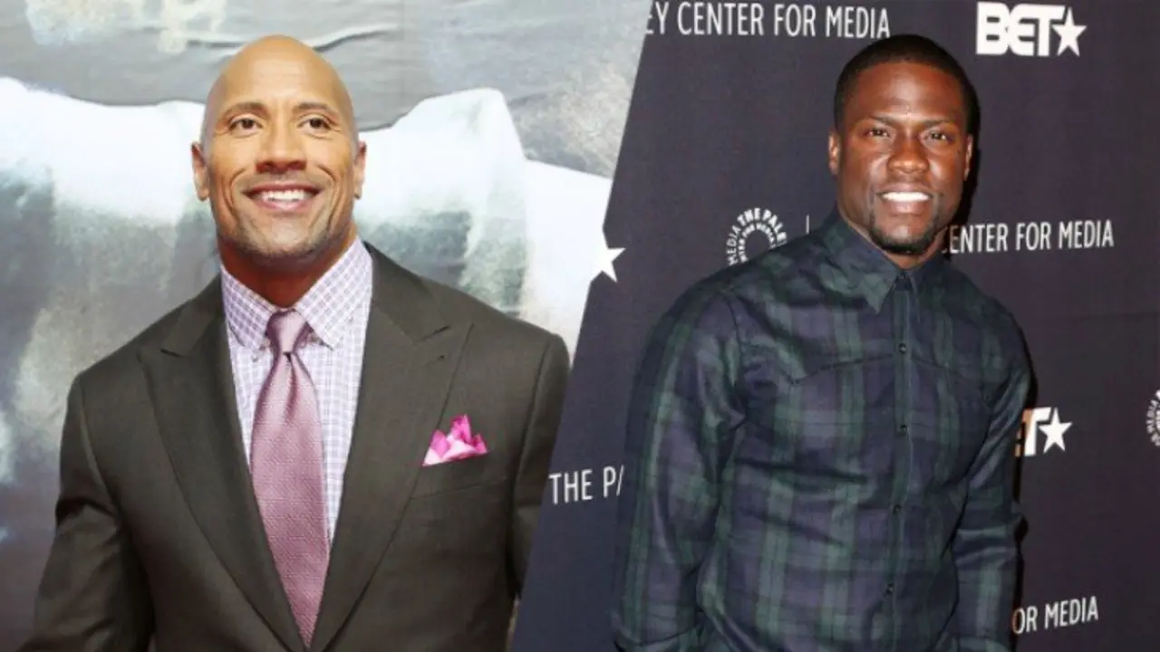 Dwayne Johnson y Kevin Hart. / Variety