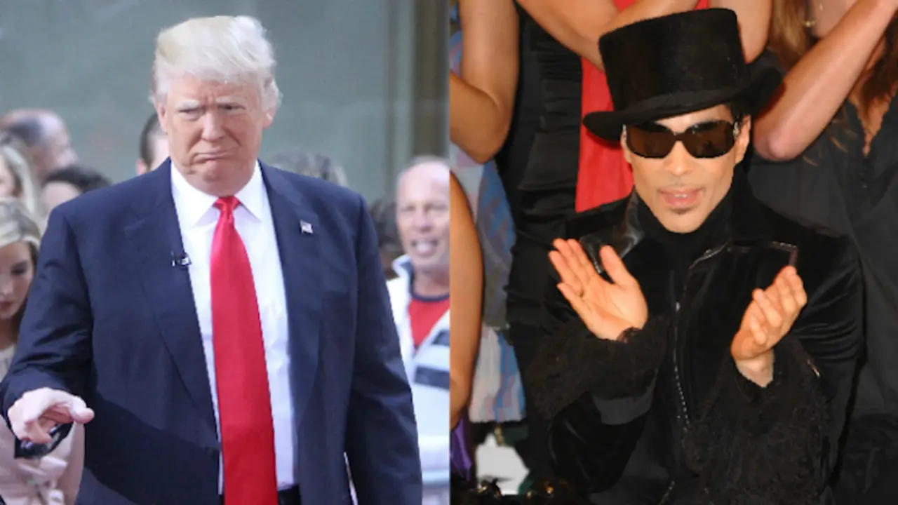 Donald Trump y Prince. / varietylatino.com