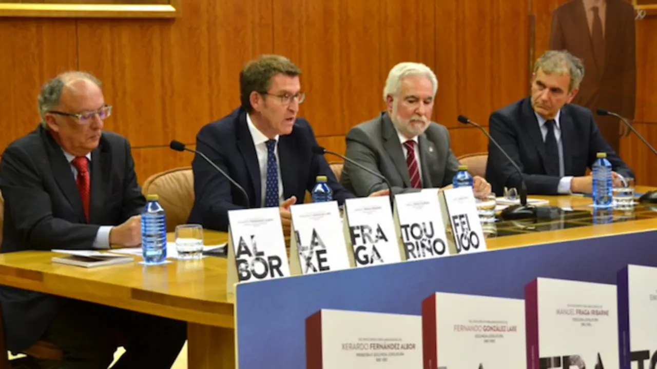 Presentación del libro Fernando González Laxe discursos parlamentarios. / @Par_Gal