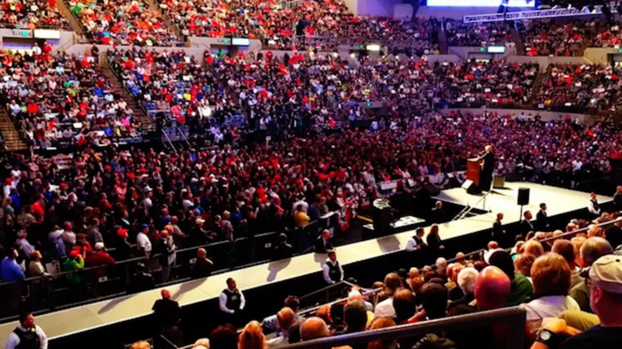 Donald Trump celebrando su victoria en Indiana. / Facebook Donald Trump