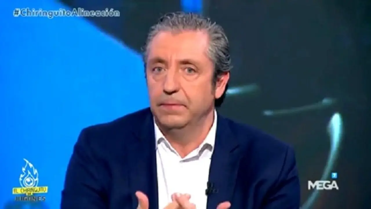 Pedrerol en 'El Chiringuito'. / Captura TV