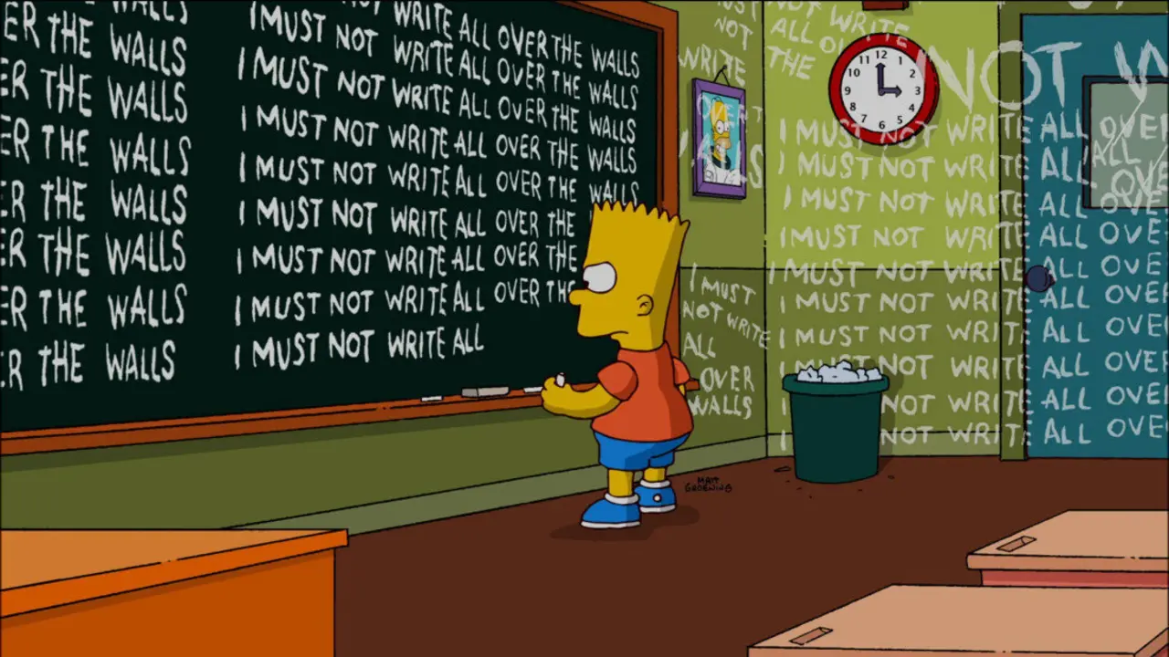 Bart Simpson/ hipermediaciones.com