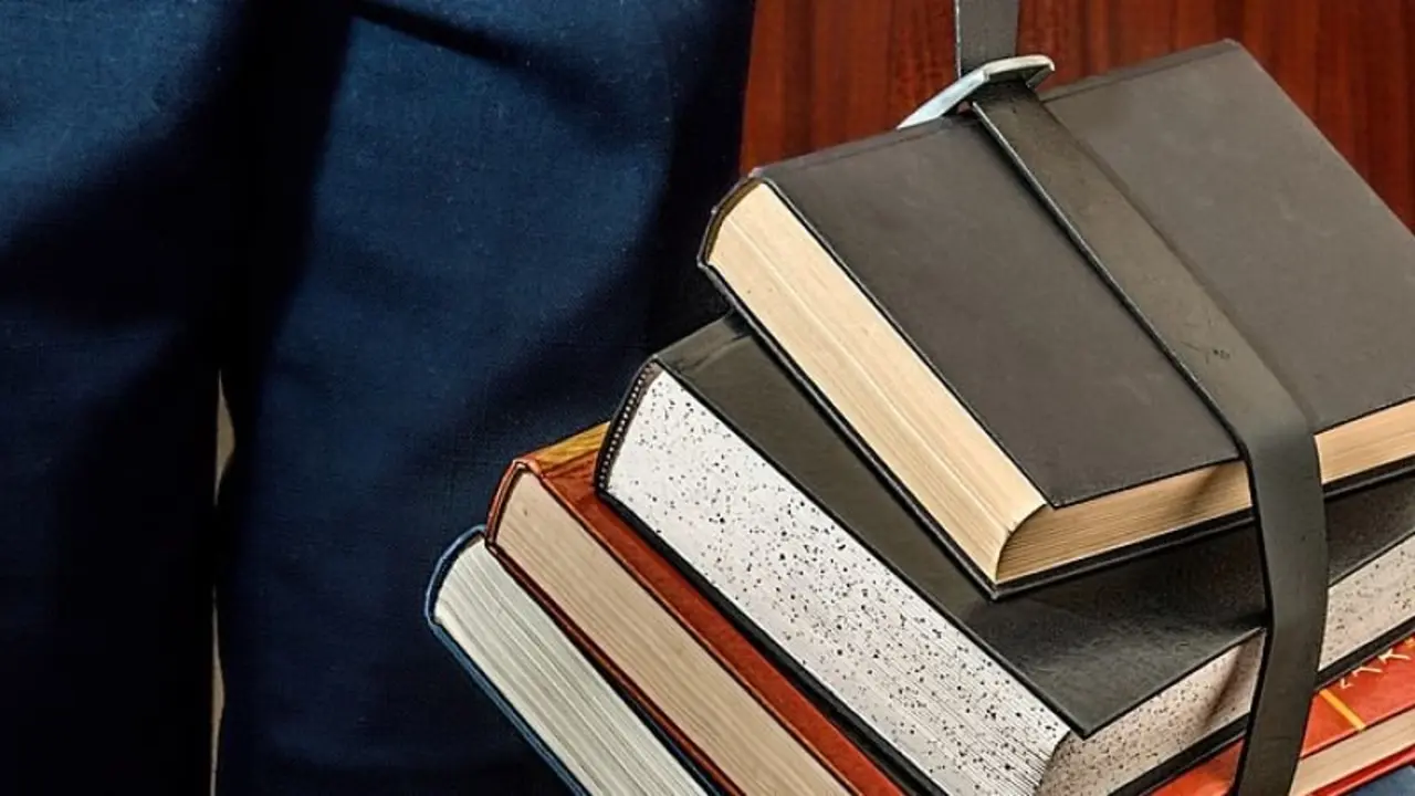 Libros de un estudiante.