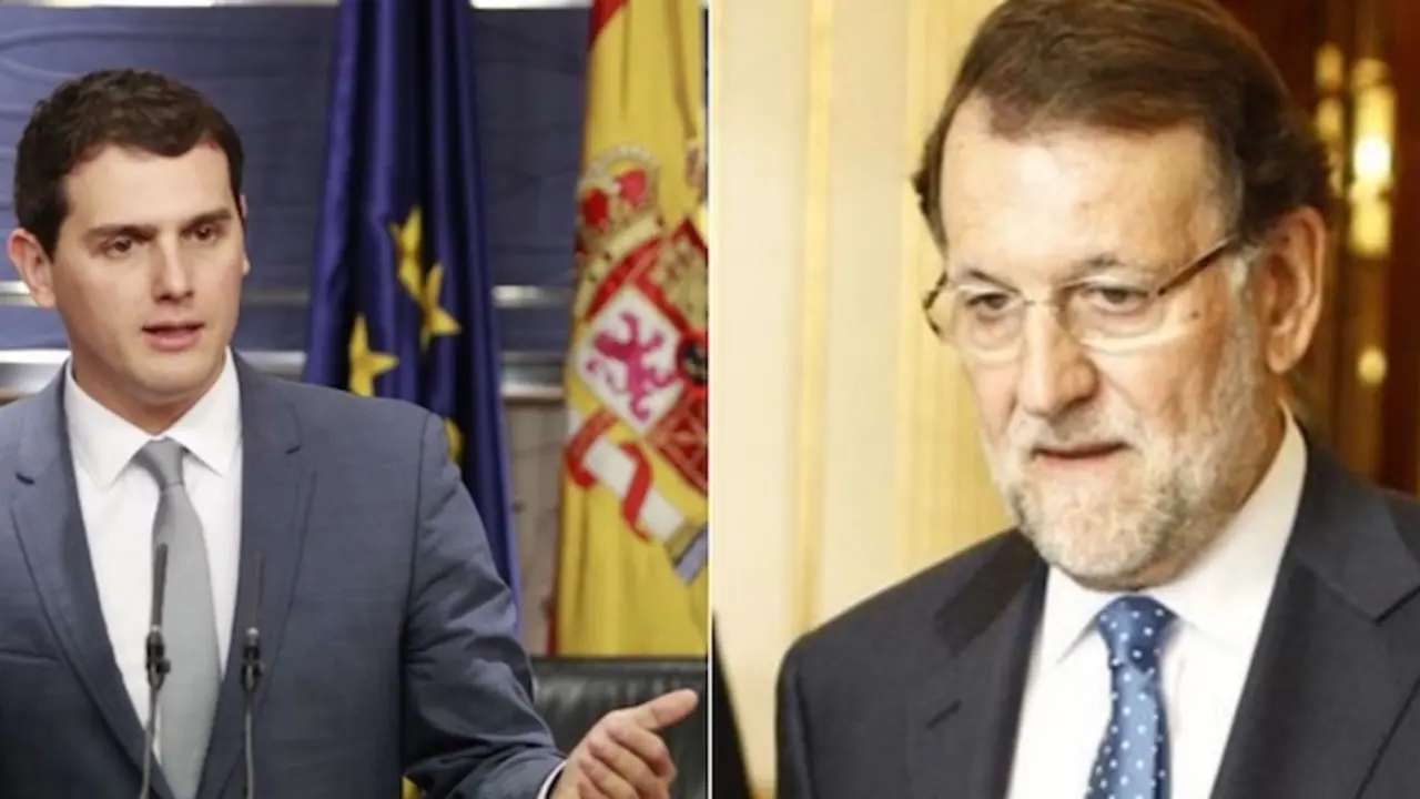 Albert Rivera (Ciudadanos) y Mariano Rajoy (PP). / Mundiario