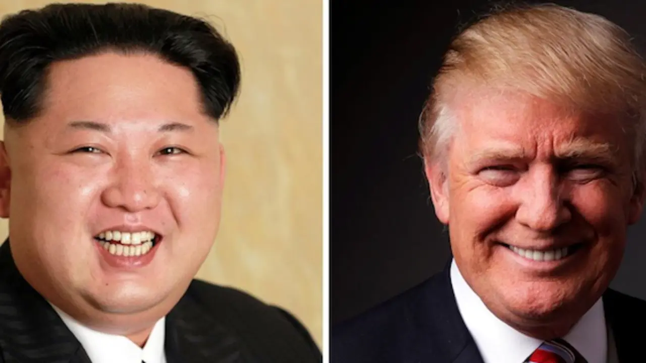 Kim Jong Un y Donald Trump. 