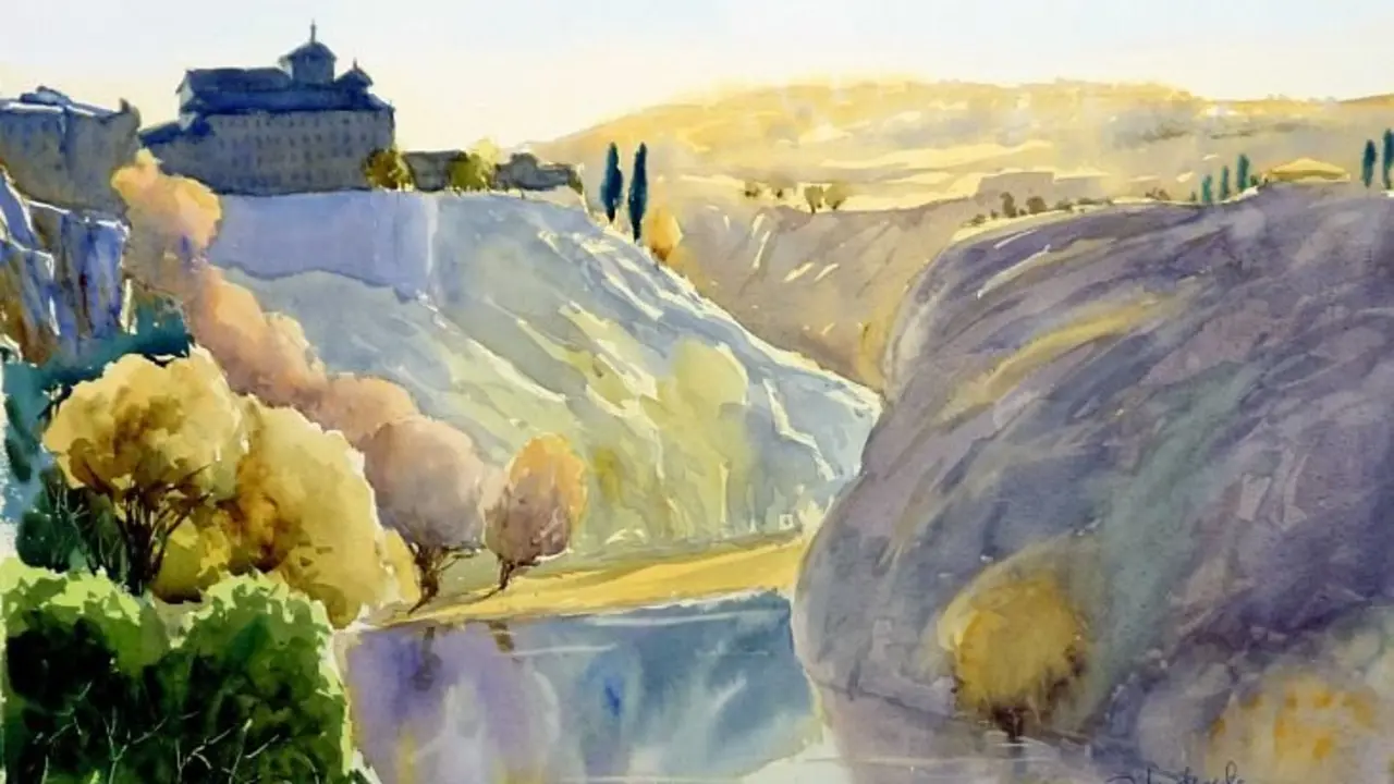 R&iacute;o Tajo por Toledo, de Juli&aacute;n Andrade.