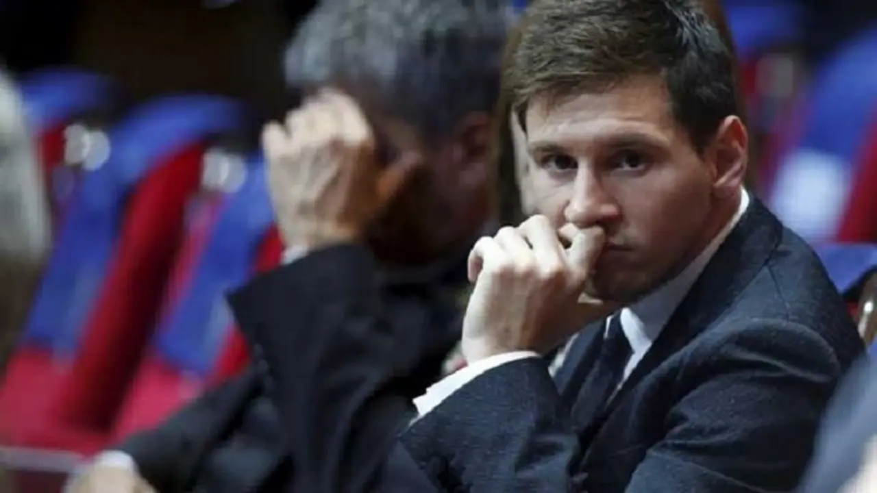 Leo Messi en los juzgados. / RRSS