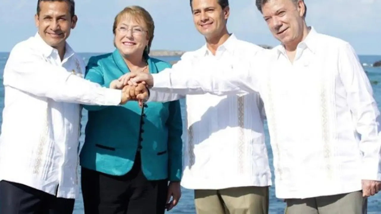 Presidentes de Perú, Chile, México y Colombia, integrantes de la Alianza del Pacífico. / excelsior.com.mx