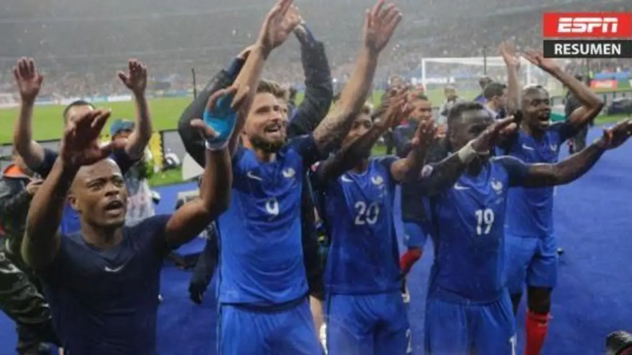 Alegría en la selección francesa. / RR SS