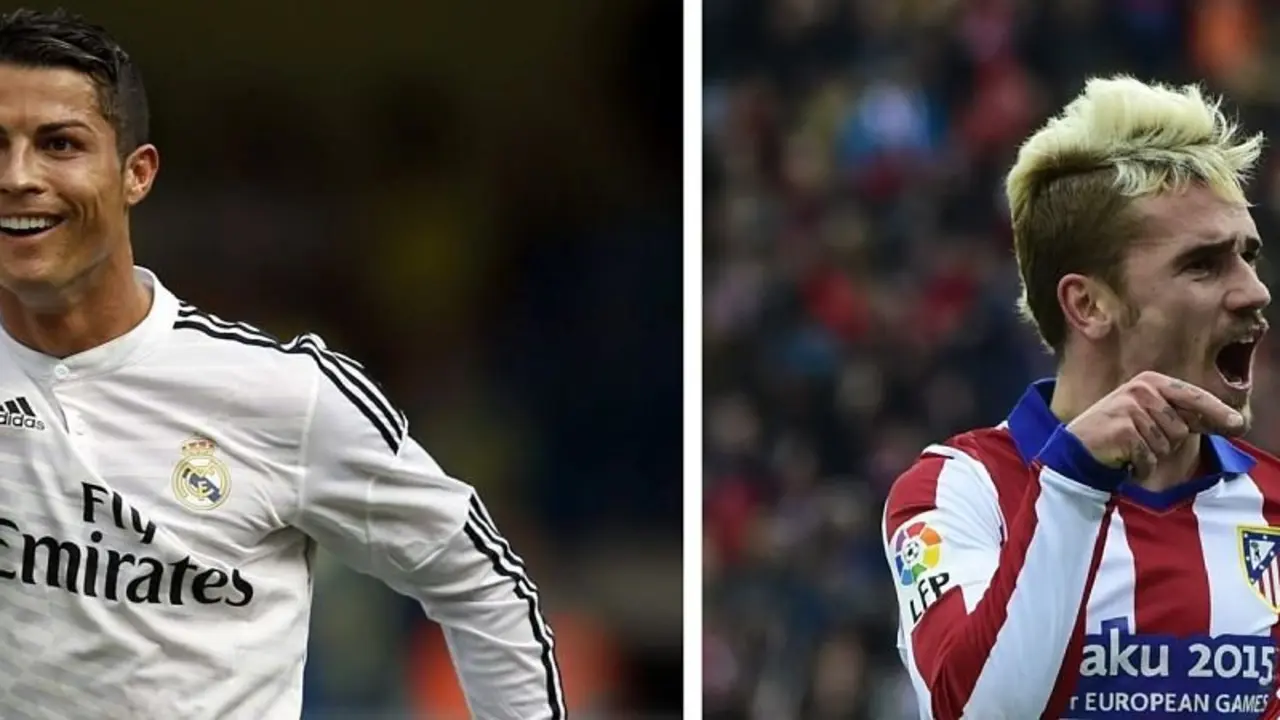 Cristiano Ronaldo y Griezmann. / RR SS