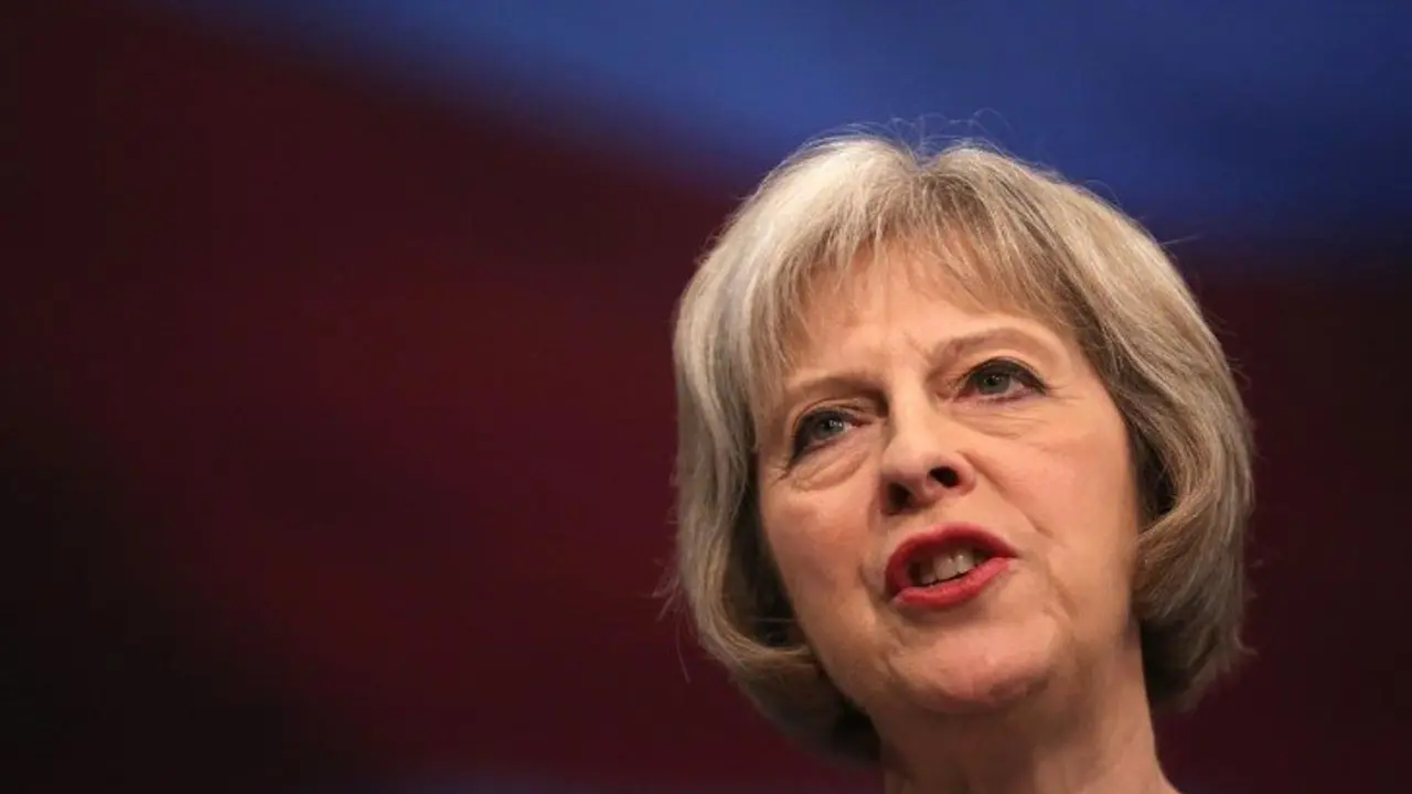 Theresa May. / Independent