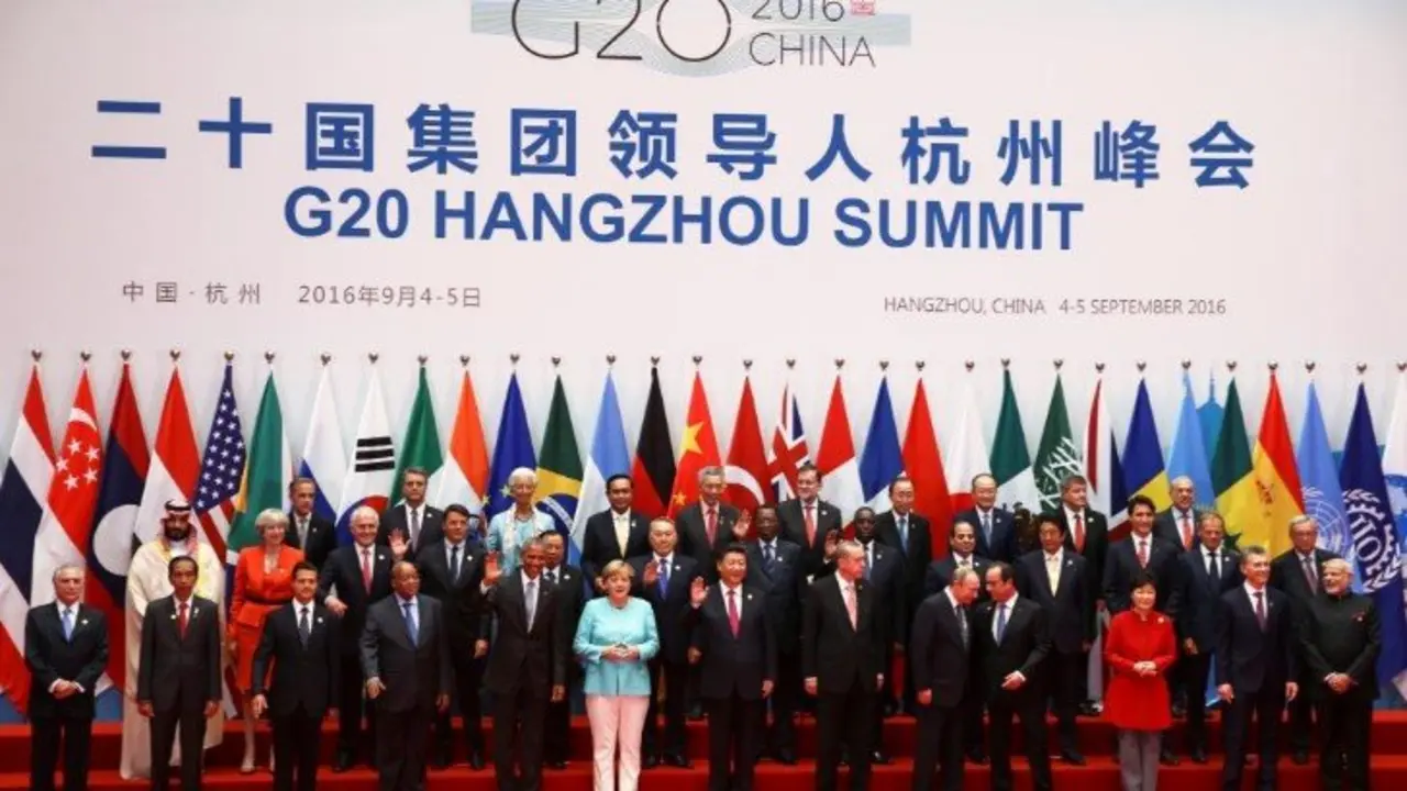 L&iacute;deres del G20. / rfi.fr