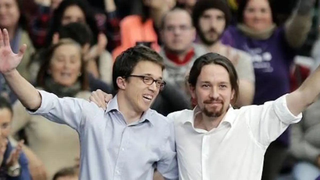 Errejón e Iglesias. / levante-emv.com