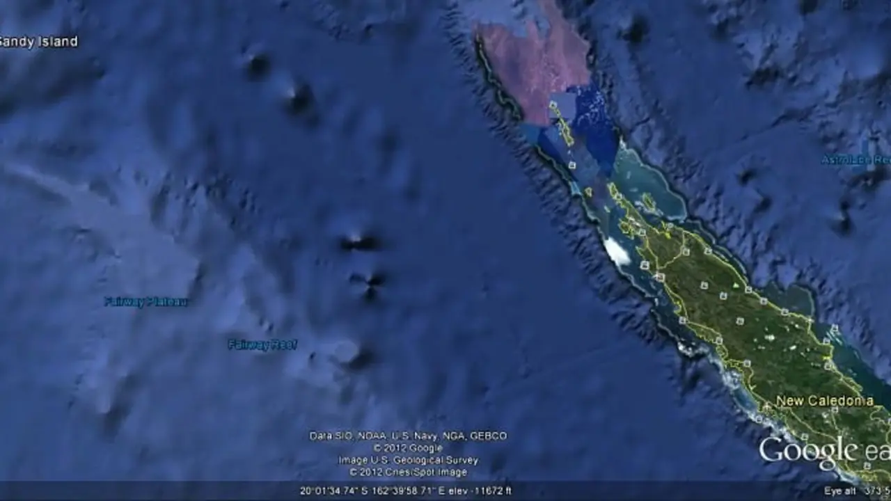 Sandy Island. / Google Earth 2012