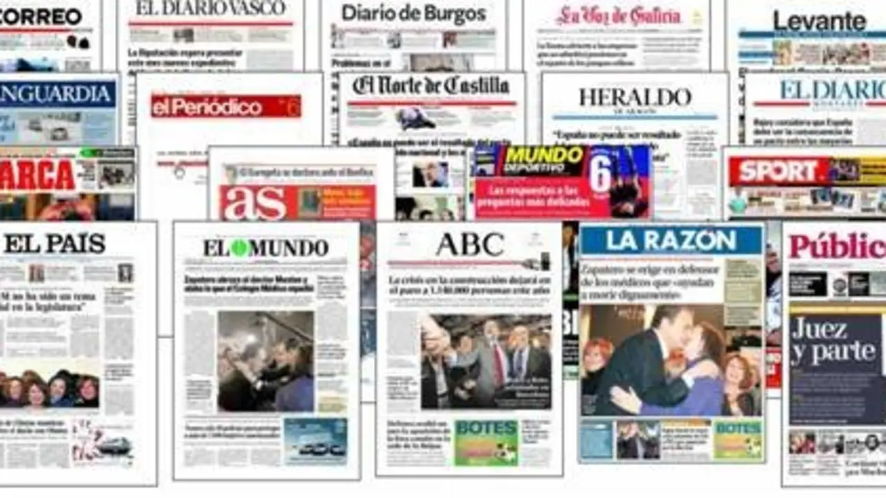 Cabeceras de prensa.