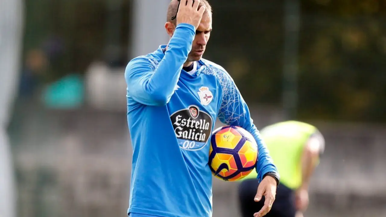 Garitano, entrenador del Deportivo de La Coru&ntilde;a.