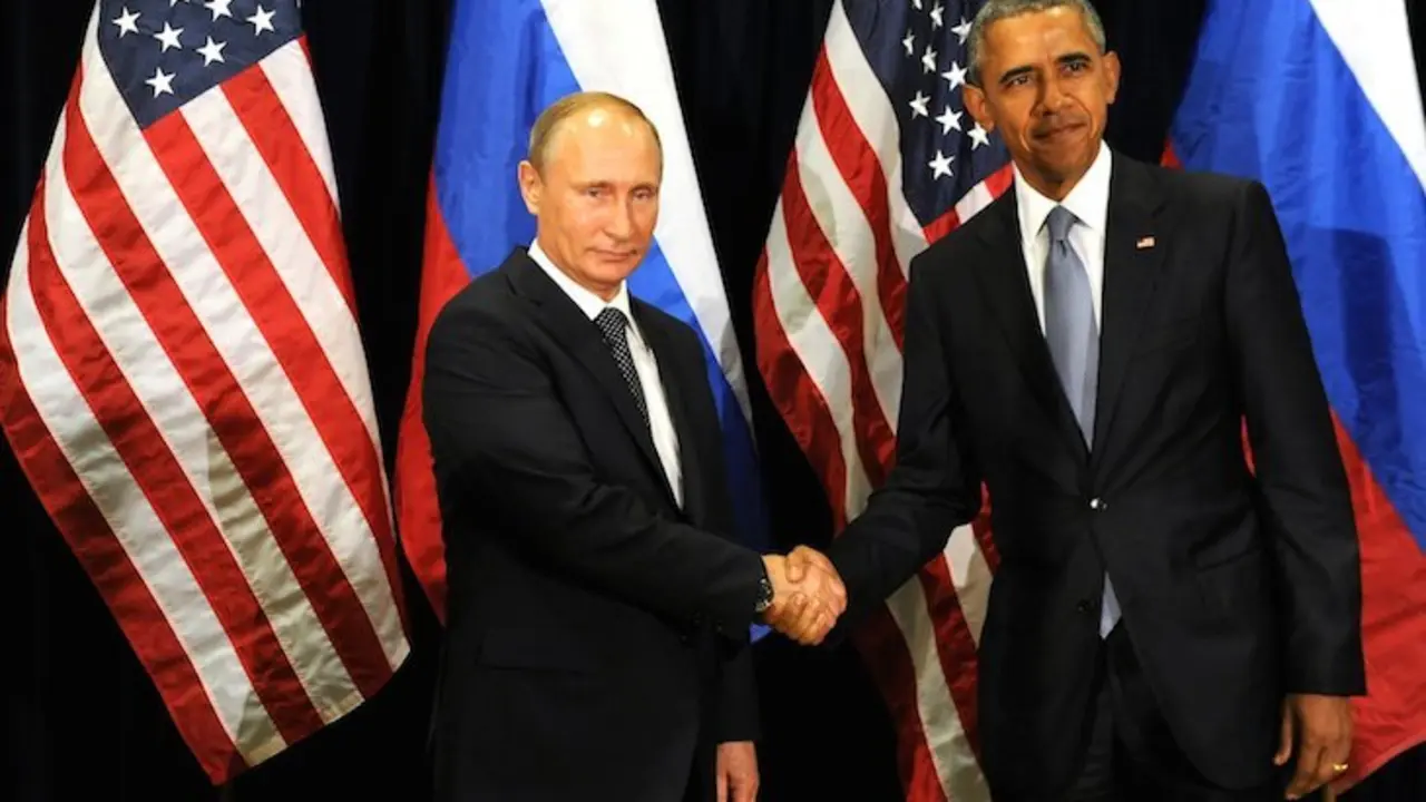 Vladimir Putin y Barack Obama.