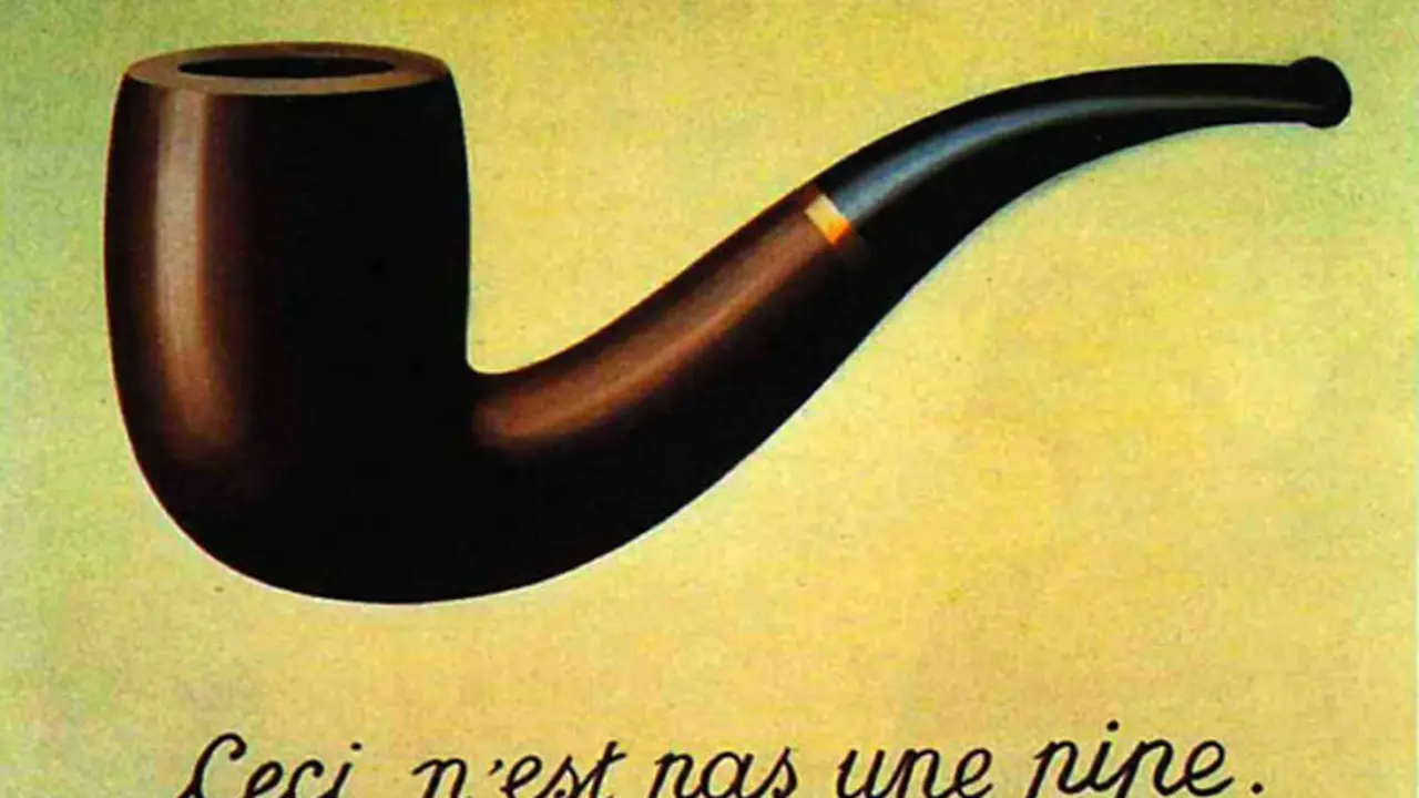 Ceci n'est pas une pipe, de Ren&eacute; Magritte_opt