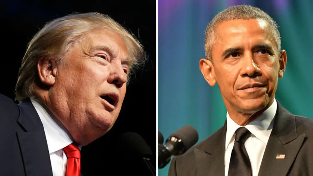 Donald Trump y Barack Obama. / RRSS