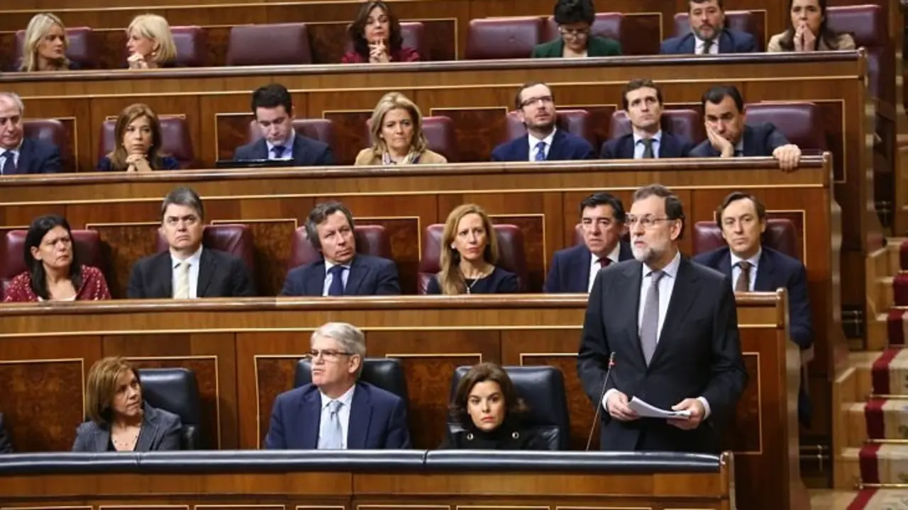 Mariano Rajoy, en el Congreso. / Mundiario
