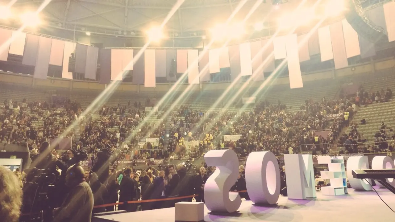 Asamblea de Podemos. / Mundiario
