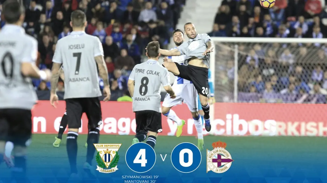 Derrota humillante del Deportivo en Legan&eacute;s. / RCD