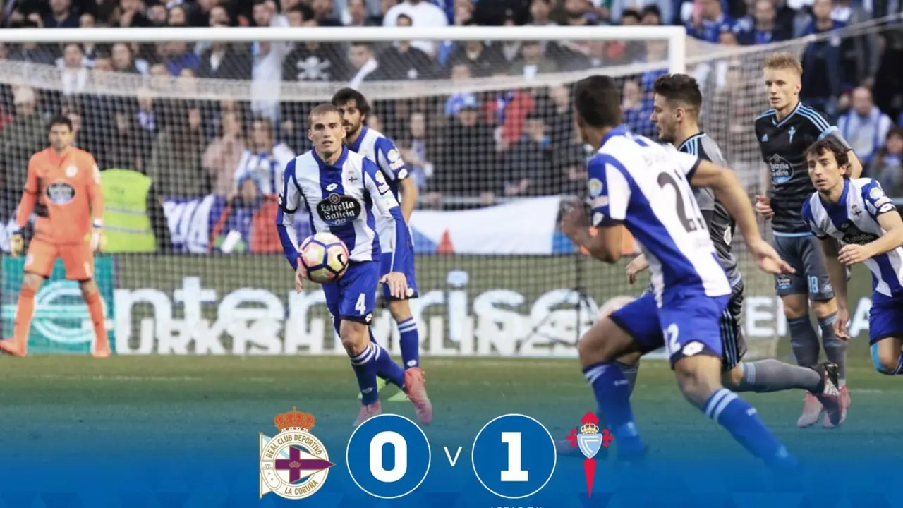 Imagen del Deportivo - Celta con victoria visitante. / RCD