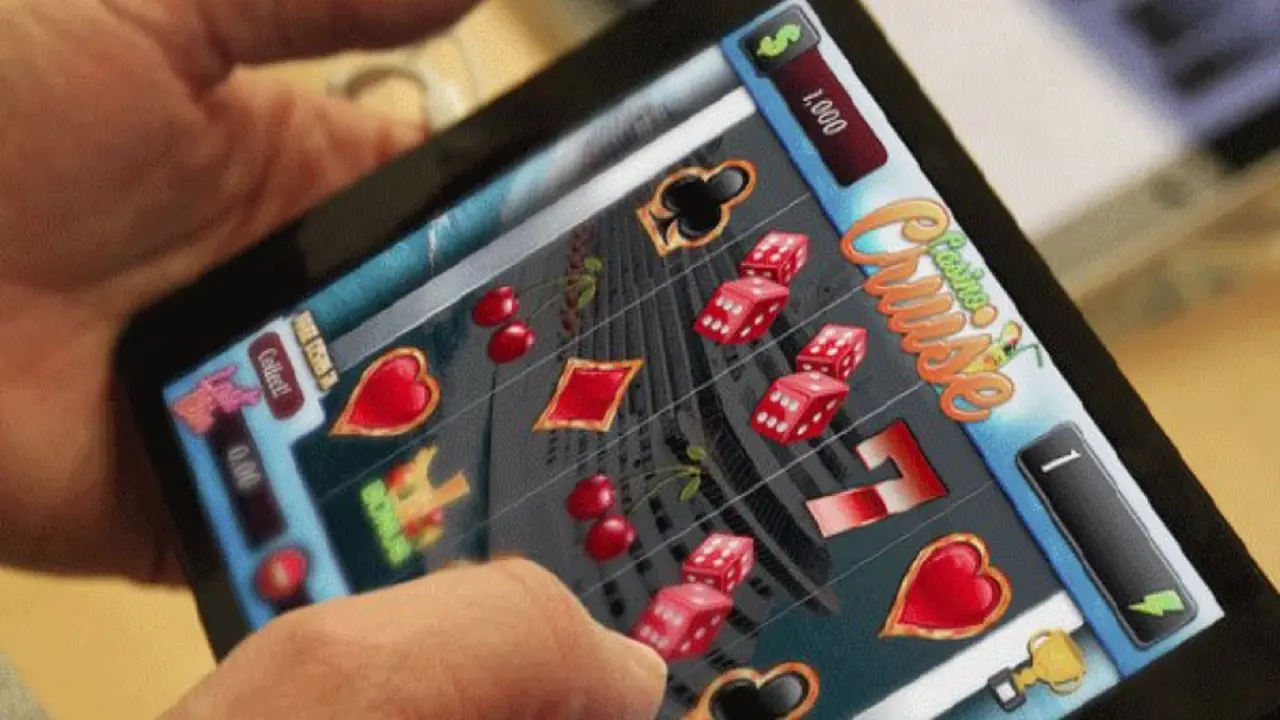 Un juego en una tableta.