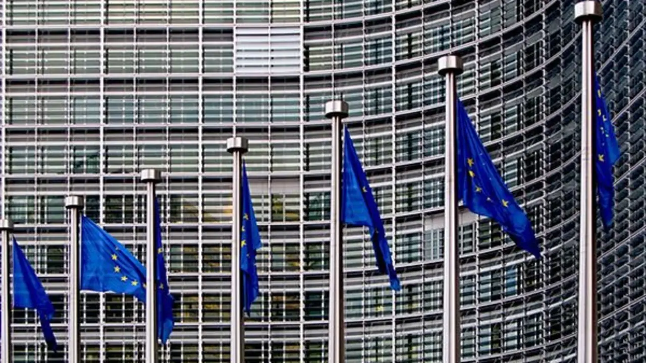 Banderas de la UE.
