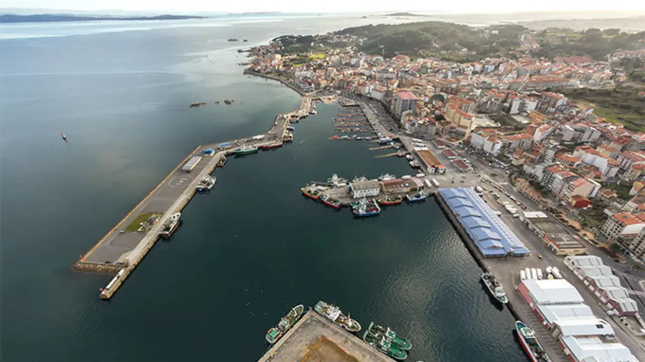 Puerto de Ribeira, en A Coruña.