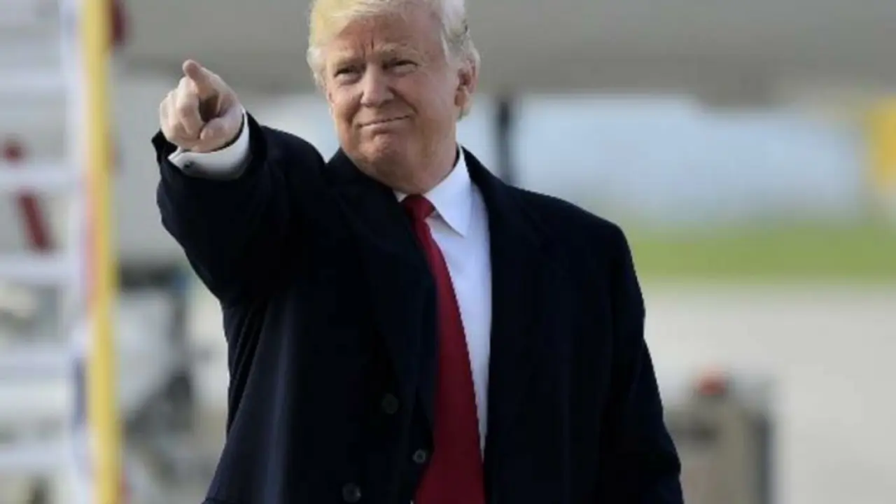 Donald Trump, presidente de EE UU. AFP.