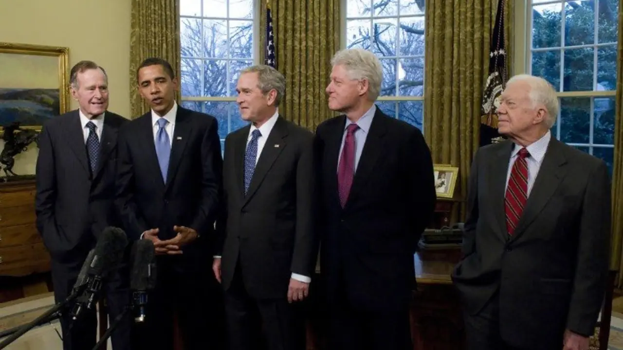 Los ex presidentes inmediatos de EEUU. / RRSS