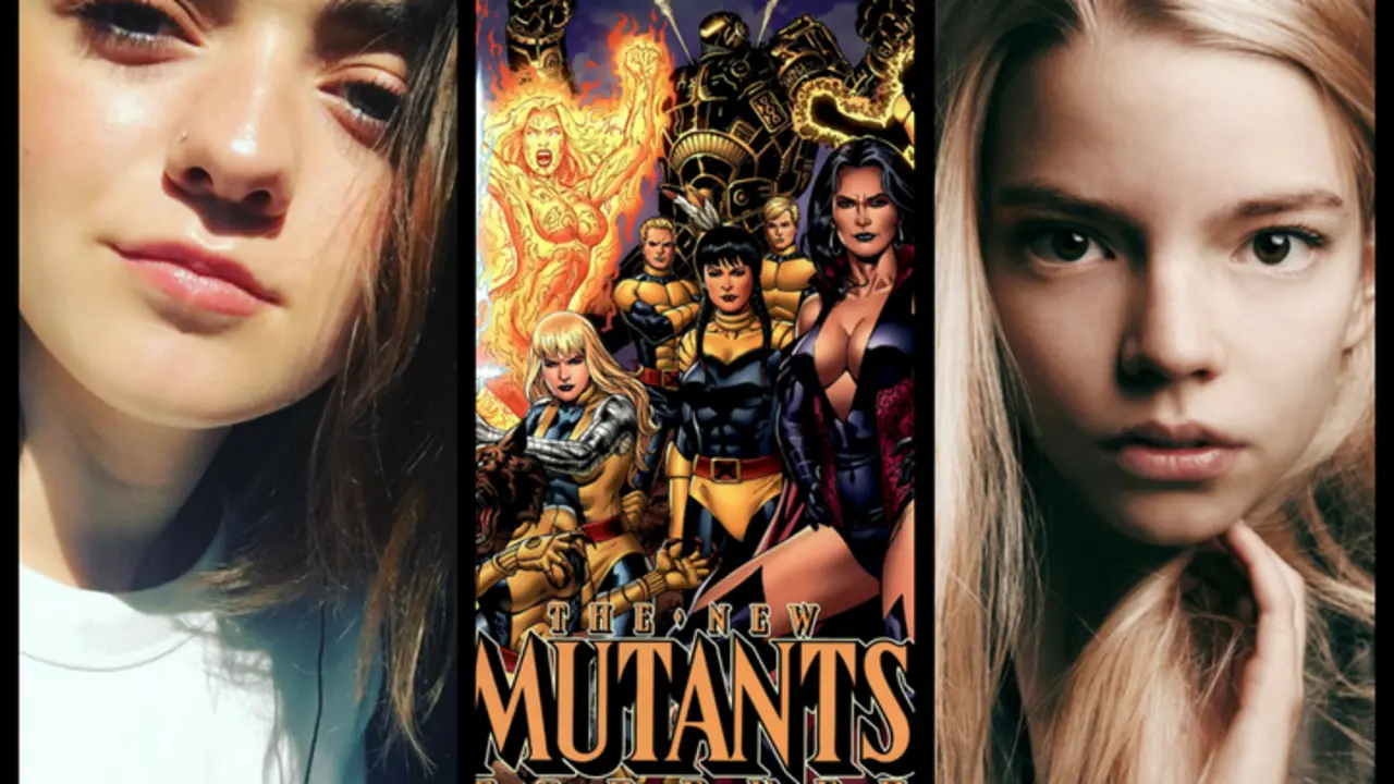 Maisie Williams, actriz; c&oacute;mic de Marvel; y Anya Taylor-Joy, actriz. Instagram, Marvel y Tumblr.